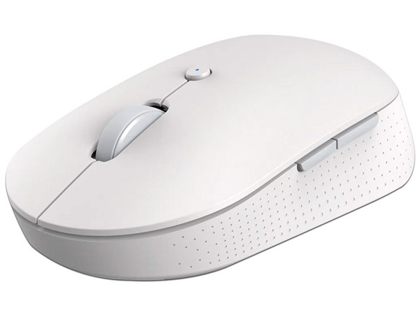 Mouse Inalámbrico Xiaomi Mi Dual Mode Wireless Edición Silenciosa, 5 botones, hasta 1300 dpi, Bluetooth, Color Blanco.