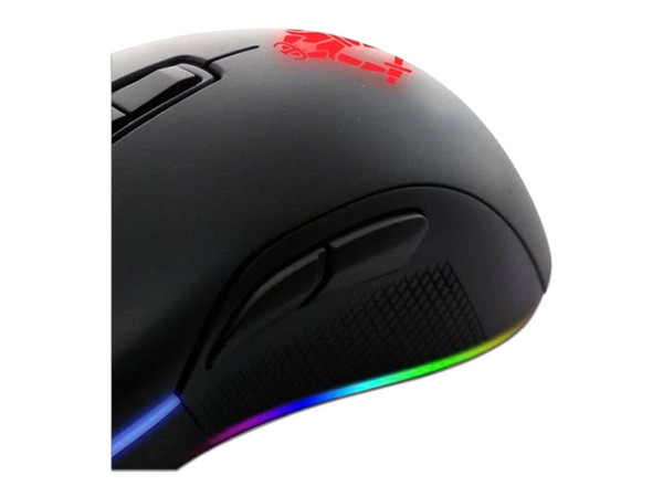 Mouse Gamer Yeyian Claymore Series 2000, 12,000 dpi, 7 botones, RGB, Color Negro.