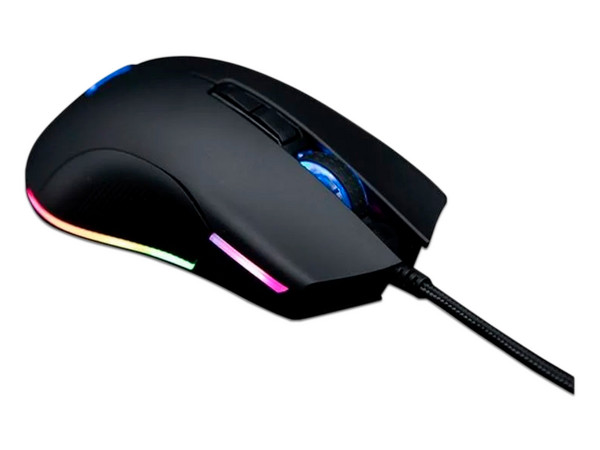 Mouse Gamer Yeyian Claymore Series 2000, 12,000 dpi, 7 botones, RGB, Color Negro.
