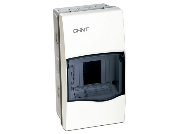 Caja de distribución para empotrar CHINT CD40E04, 4 Módulos, IP40, IK08.