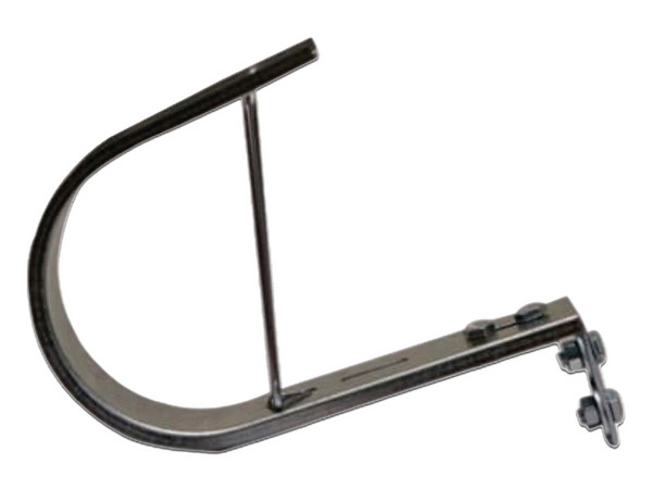 Soporte tipo J-Hook, hasta 14 cables Cat6, ideal para soportar cableado en los espacios de manipulación al aire, Para instalación en interior