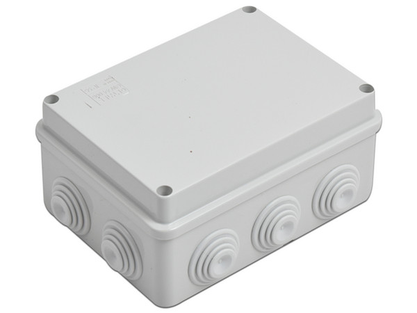 Caja de Derivación Gewiss GW-44-006, PVC, Tapa Atornillada, Para Exterior, 10 Entradas.