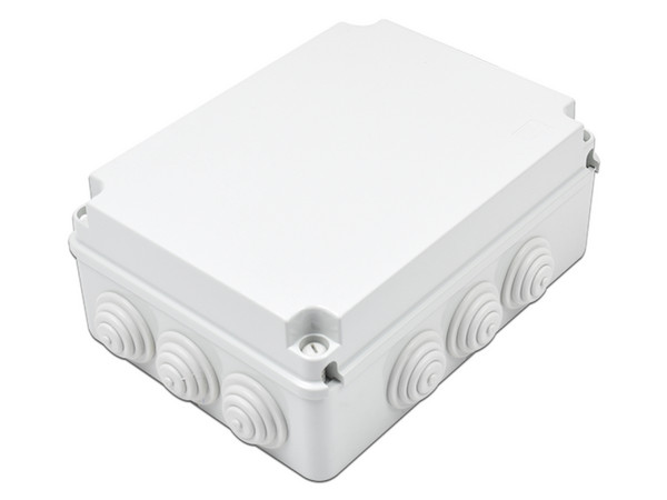 Caja Estanca Gewiss  GW-44-009 De Derivación De Pvc, 12 Entradas, Auto-extinguible, Para Exterior, Color Blanco.