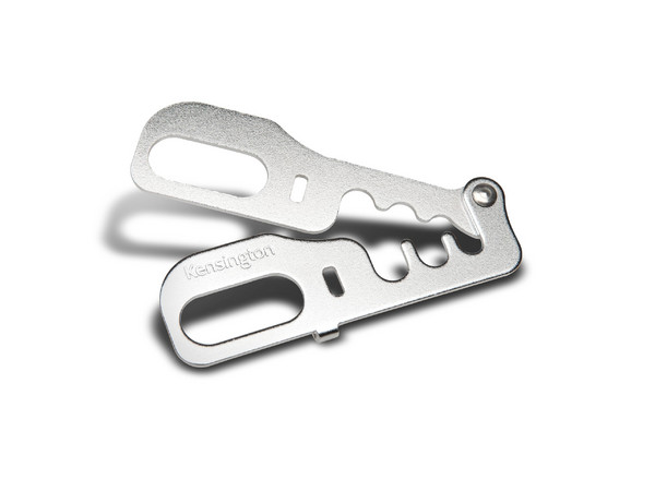 Anclaje de Seguridad Kensington CableSaber K64519US, Para Cables de Teclados y Mouse, Metal. Color Plata.