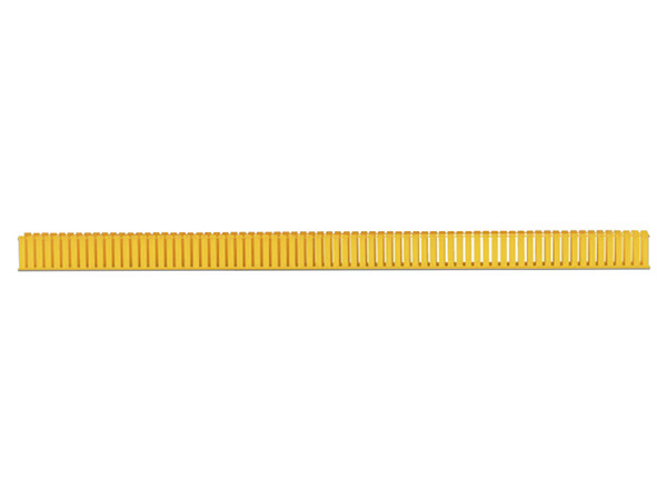 Canaleta Ranurada Panduit E4X4YL6 de PVC sin Tapa. Color Amarillo