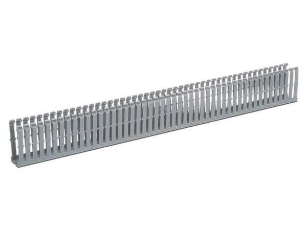 Canaleta Ranurada Panduit FC1X3LG2, 32mm x 79.2mm, 2m, Color Gris.