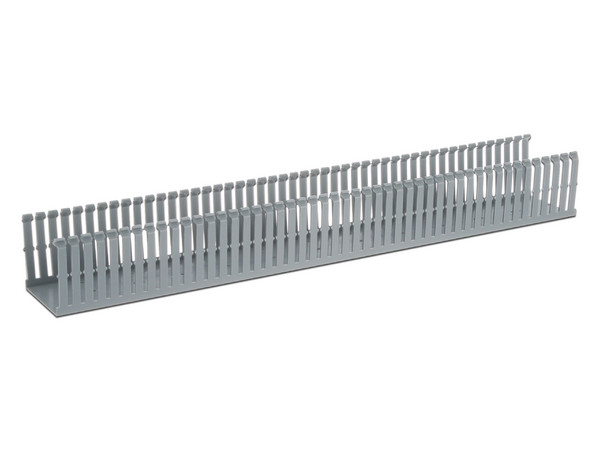 Canaleta Ranurada Panduit FC3X3LG2,  82.6 x 79.2mm, 2m, Color Gris.