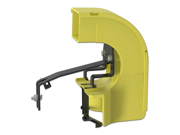 Bajada para Canaleta Panduit  FiberRunner, 2x2x, Color Amarillo.