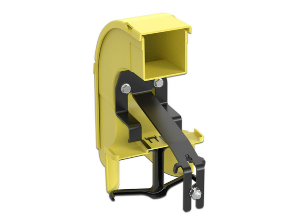 Bajada para Canaleta Panduit  FiberRunner, 2x2x, Color Amarillo.