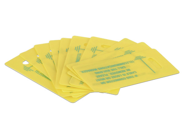 Kit de Etiquetas Impresas Panduit LTYK para Identificación de Tierra Física, 10 piezas, Incluye 10 Cinchos Retardantes a Flama.