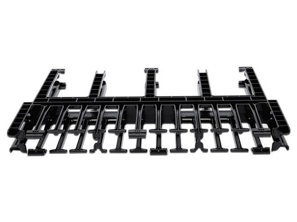Organizador de Cables Panduit NM1 Horizontal, Doble (Frontal y Posterior), Para Rack de 19