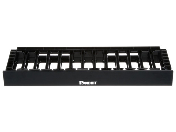 Organizador de Cables Horizontal NetManager,  Sencillo (Solo Frontal),  Para Rack de 19