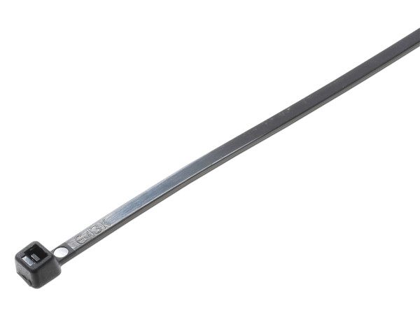 Cinchos sujetacables Panduit S8-18-C0 de Nylon 6.6 StrongHol, Resistente a Rayos UV, Paquete de 100pz. Color Negro
