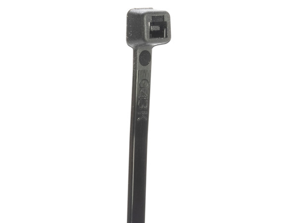Cinchos sujetacables Panduit S8-18-C0 de Nylon 6.6 StrongHol, Resistente a Rayos UV, Paquete de 100pz. Color Negro