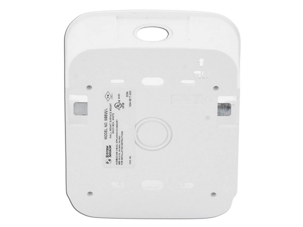 Caja de Montaje en Pared para Sirena, Color Blanco.