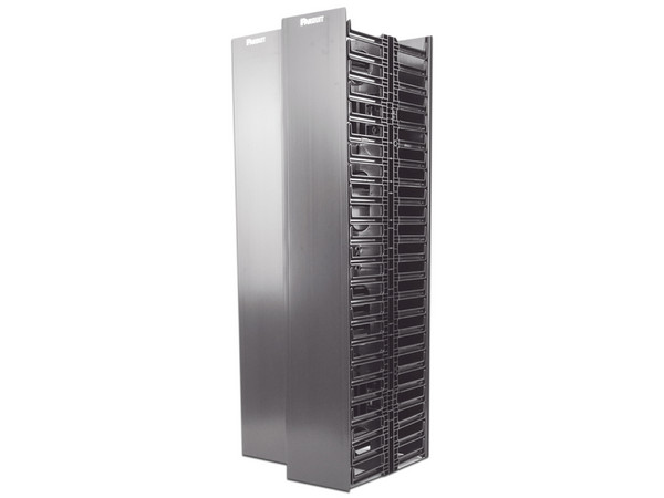 Organizador de Cables Vertical Panduit NetRunner, Doble (Frontal y Posterior), 45UR. Color Negro.