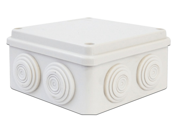 Caja Estanca SAXXON SX-WD-015, 8 Entradas, IP55, Derivación De PVC, Color Blanco.