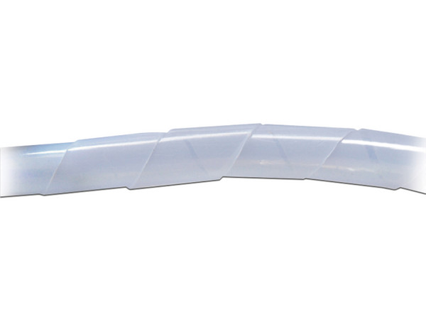 Organizador de Cable espiral TVC CNESP12, 10m. Color Blanco.