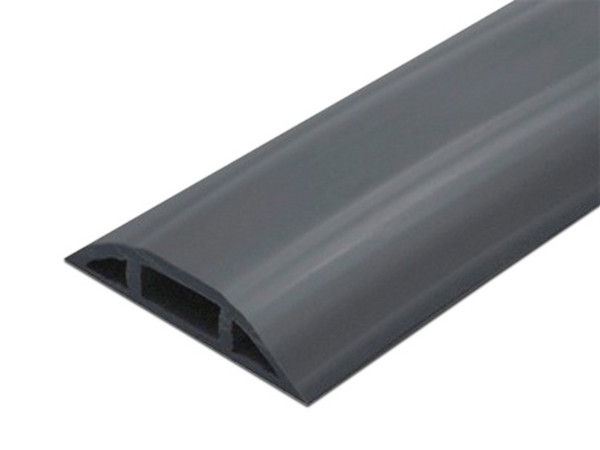 Canaleta flexible de PVC auto extinguible, para instalaciones eléctricas, Rollo de 25m, Color Negro.