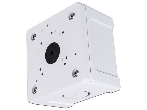 Caja de conexiones impermeable para cámaras Vivotek AM-71C, para montaje en pared. Color Blanco.