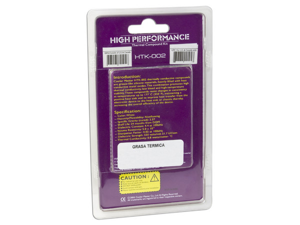 Pasta Térmica Cooler Master High Performance, 2.37 gramos.