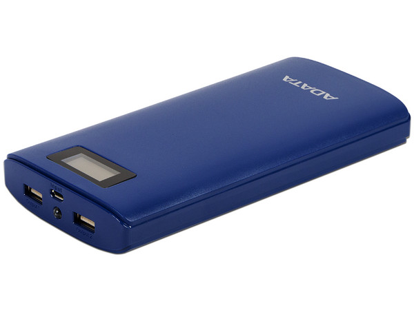 Batería Portátil recargable y linterna LED ADATA AP20000D Power Bank de 20,000 mAh para Smartphones y Tablets.