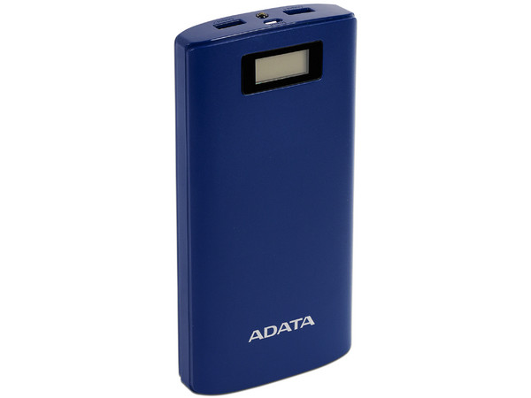 Batería Portátil recargable y linterna LED ADATA AP20000D Power Bank de 20,000 mAh para Smartphones y Tablets.