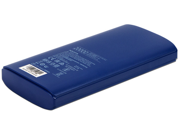Batería Portátil recargable y linterna LED ADATA AP20000D Power Bank de 20,000 mAh para Smartphones y Tablets.