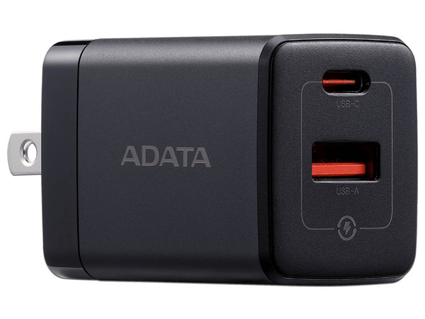 Cargador ADATA USB de Pared GaN 35W con Cable USBC 1.5m Negro.