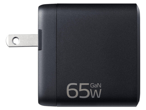 Cargador de Pared Adata Charger U de 65W, 2 puertos USB-C PD 3.0 y 1 puerto USB-A QC 3.0, Incluye Cable USB Tipo C de 2m, Color Negro.
