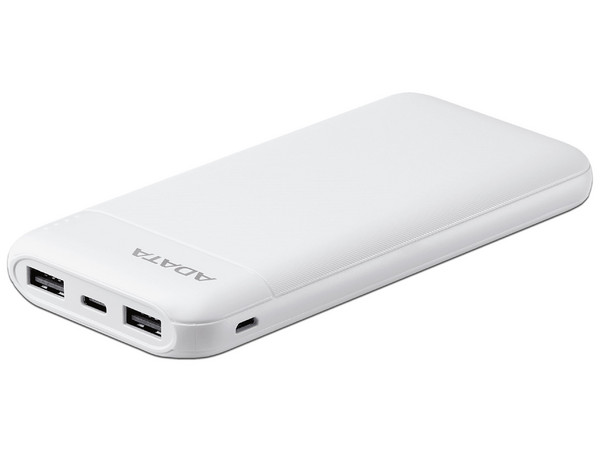 Batería Portátil Recargable PC100-14WH Powerbank de 10000 mAh, 20W, Conexión Tipo C, Color Blanco.