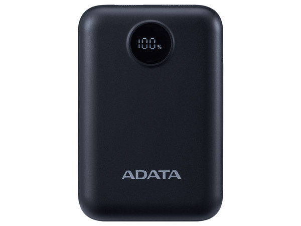 Power Bank ADATA Colorful C100 PC10022-12BK de 10 000 mAh. Color Negro.
