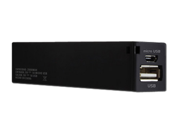 Batería Portátil recargable Acteck Power bank Xplotion de 2600 mAh.