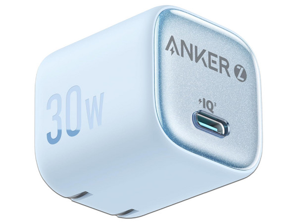 Cargador de Pared Anker Zolo A2698J31 de 30W, Universal, Puerto USB Tipo C, Color Azul.