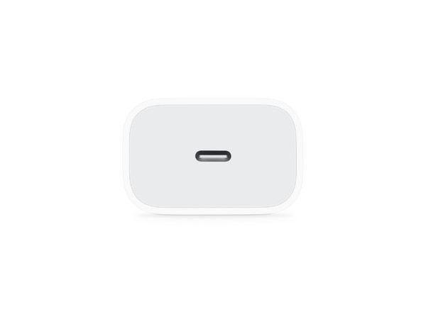 Cargador Apple 14111001000 de 20W, USB Tipo C, Color Blanco.