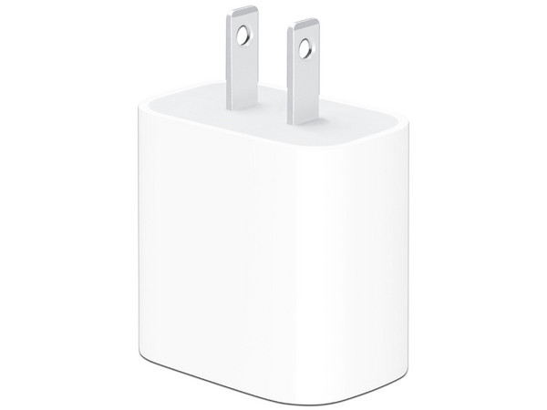 Cargador de Pared Apple MWVV3AM/A de 20W, USB Tipo C, Color Blanco.