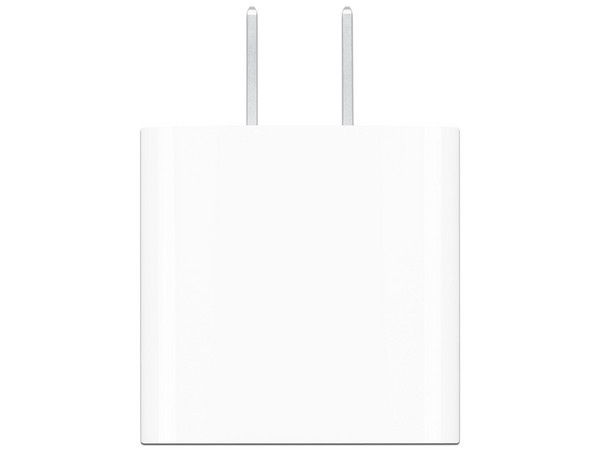 Cargador de Pared Apple MWVV3AM/A de 20W, USB Tipo C, Color Blanco.