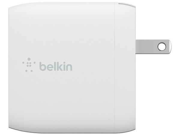 Cargador de Pared Belkin de 24W con 2 puertos USB. Color Blanco.