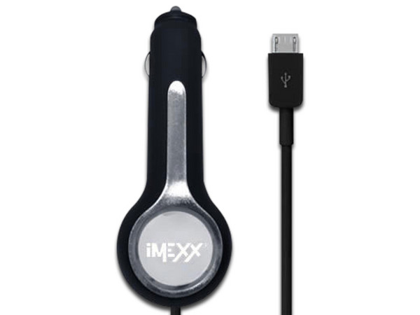 Cargador para Auto BRobotix con 1 puerto USB. Color Negro.