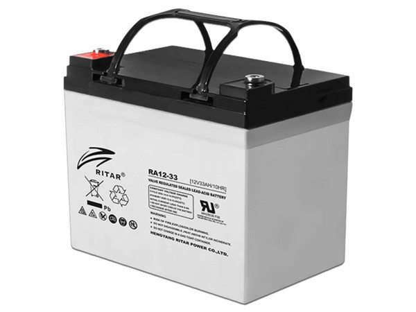 Batería Cyberpower RB1233 para UPS Trifásico de 12Vcc, 33Ah, Color Blanco.