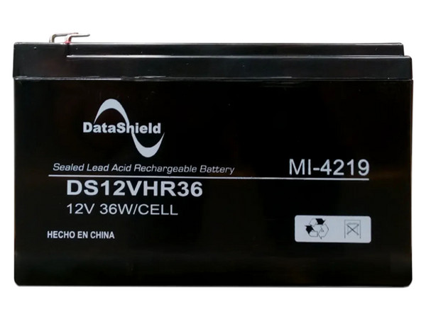 Batería Sellada para UPS DataShield MI-4219 de 12V, 9 Ah, 5 Piezas. Color Negro.