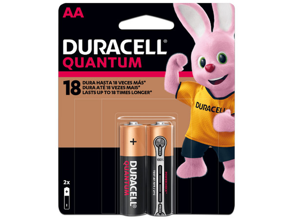 Paquete de baterías Duracell AA, 2 piezas.