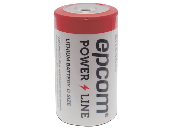 Pilas EPCOM de Litio 3.6V, Tamaño D (1 pieza).