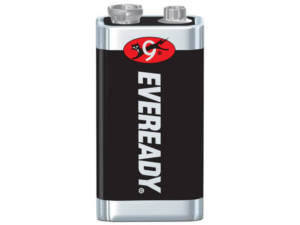 Paquete Batería Eveready Super Heavy Duty de 9V.