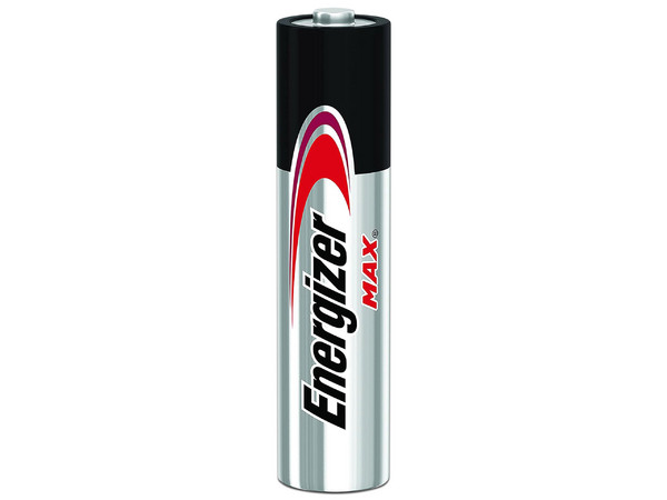 Batería Alcalina Energizer Max tamaño AAA blistercon 6, de 1.5 Volts. (6 piezas).