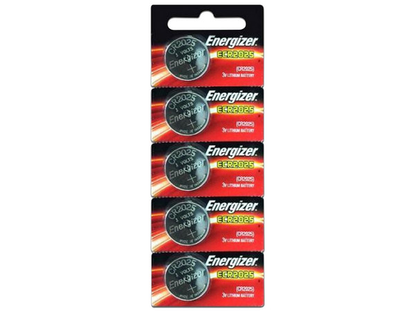 PILA ENERGIZER DE LITIO CR2025TIRA DE 5 PZAS CR2025 DE BOTON