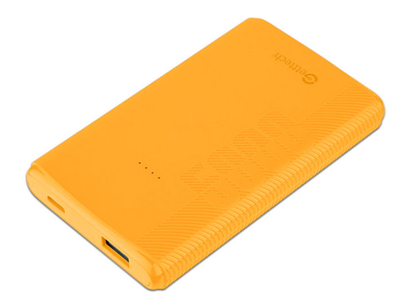 Powerbank Getttech de 5000mah con indicador Led USB