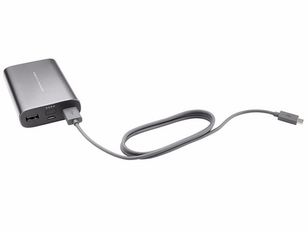 Batería Portátil recargable HP POWER BANK de 7500 mAh.