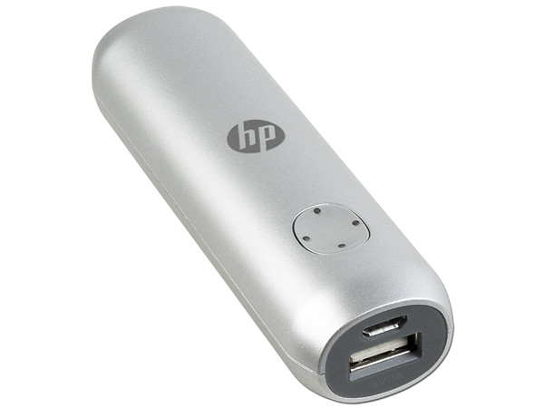Batería Portátil recargable HP POWER BANK de 2,600mAh.
