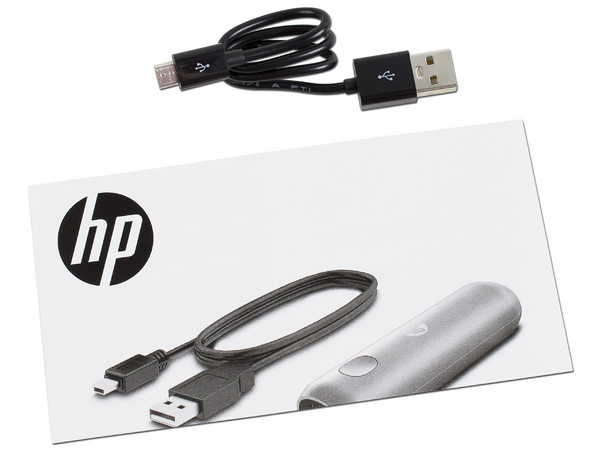 Batería Portátil recargable HP POWER BANK de 2,600mAh.
